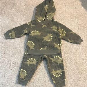 Carter’s Dinosaur Print Hoodie and Pants Set